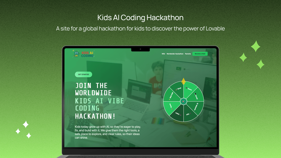 Kids AI Coding Hackathon screenshot