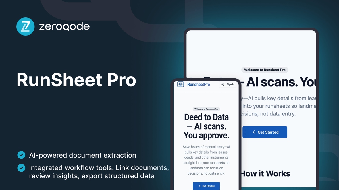 Runsheet Pro screenshot