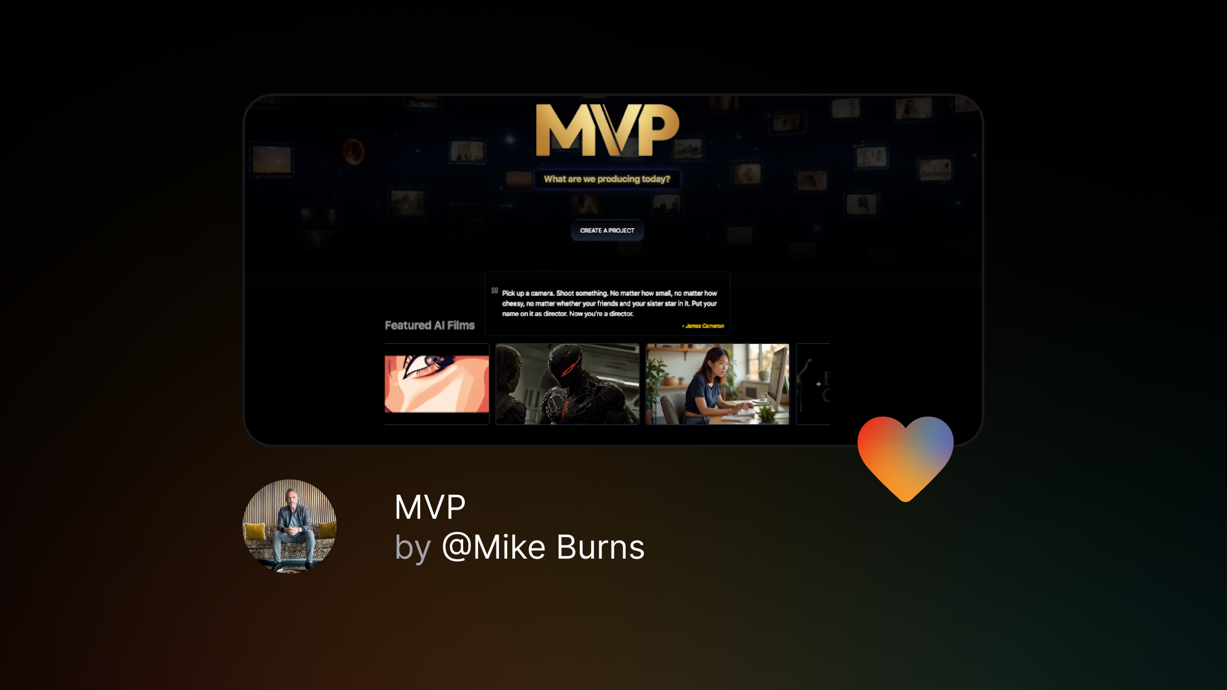 How Lovable Empowered Grammy Nominated Music Producer and Filmmaker Mike Burns to Build an AI Filmmaking Studio Platform