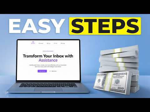 How to Build a $10,000 AI SaaS Landing Page – No Code Needed!