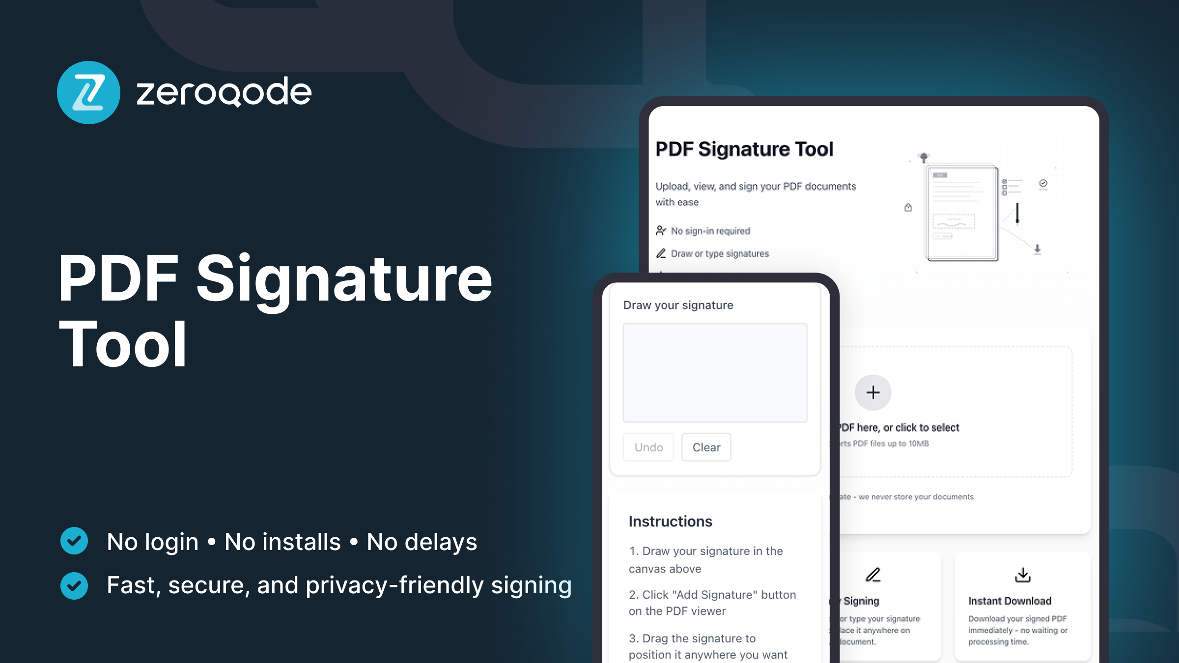 PDF Signature Tool screenshot 1
