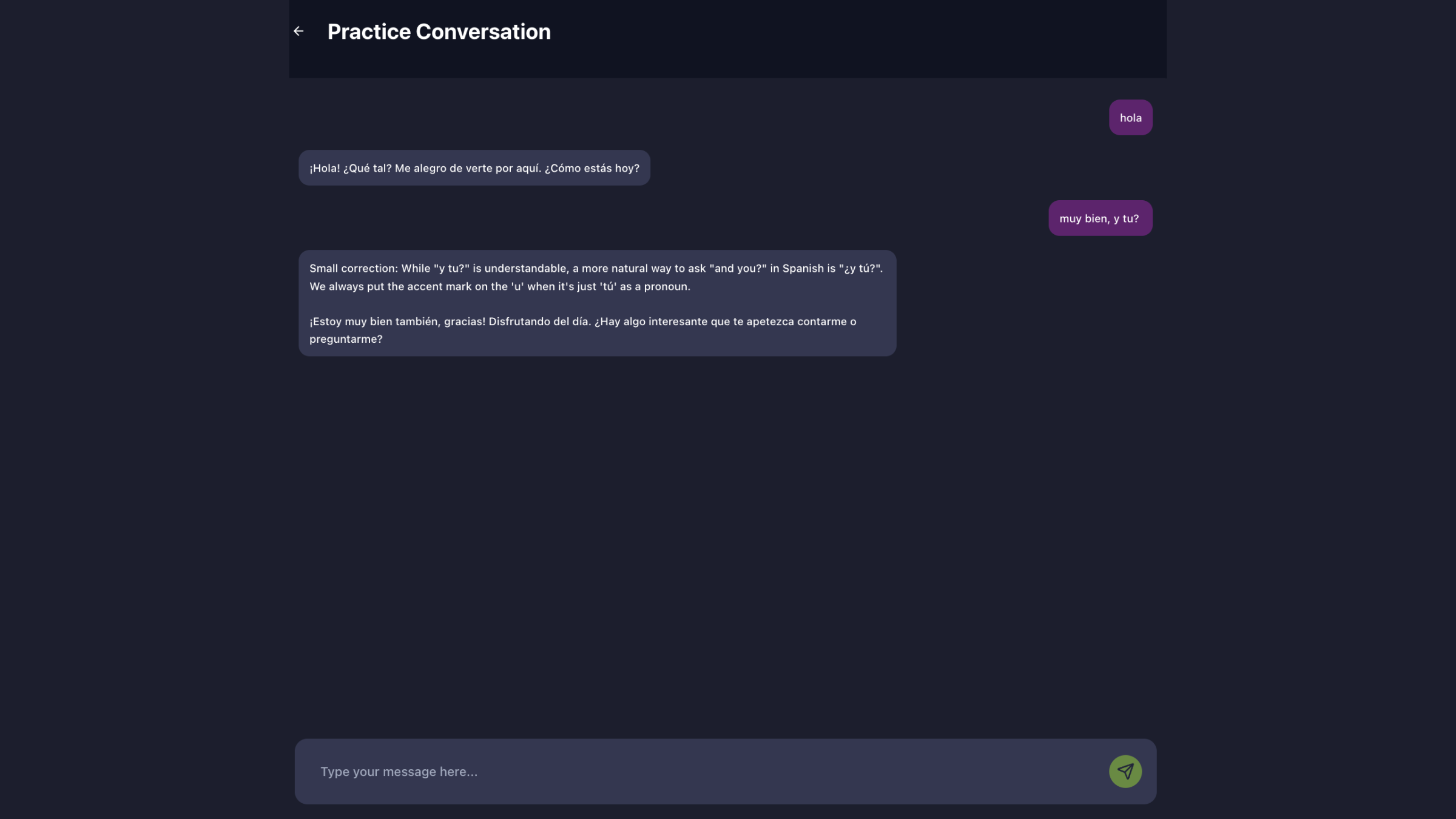 ChattyLingua screenshot 3