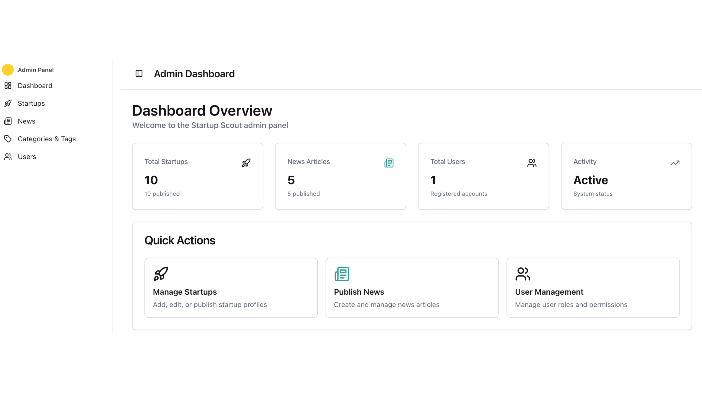 Startup Scout screenshot 5