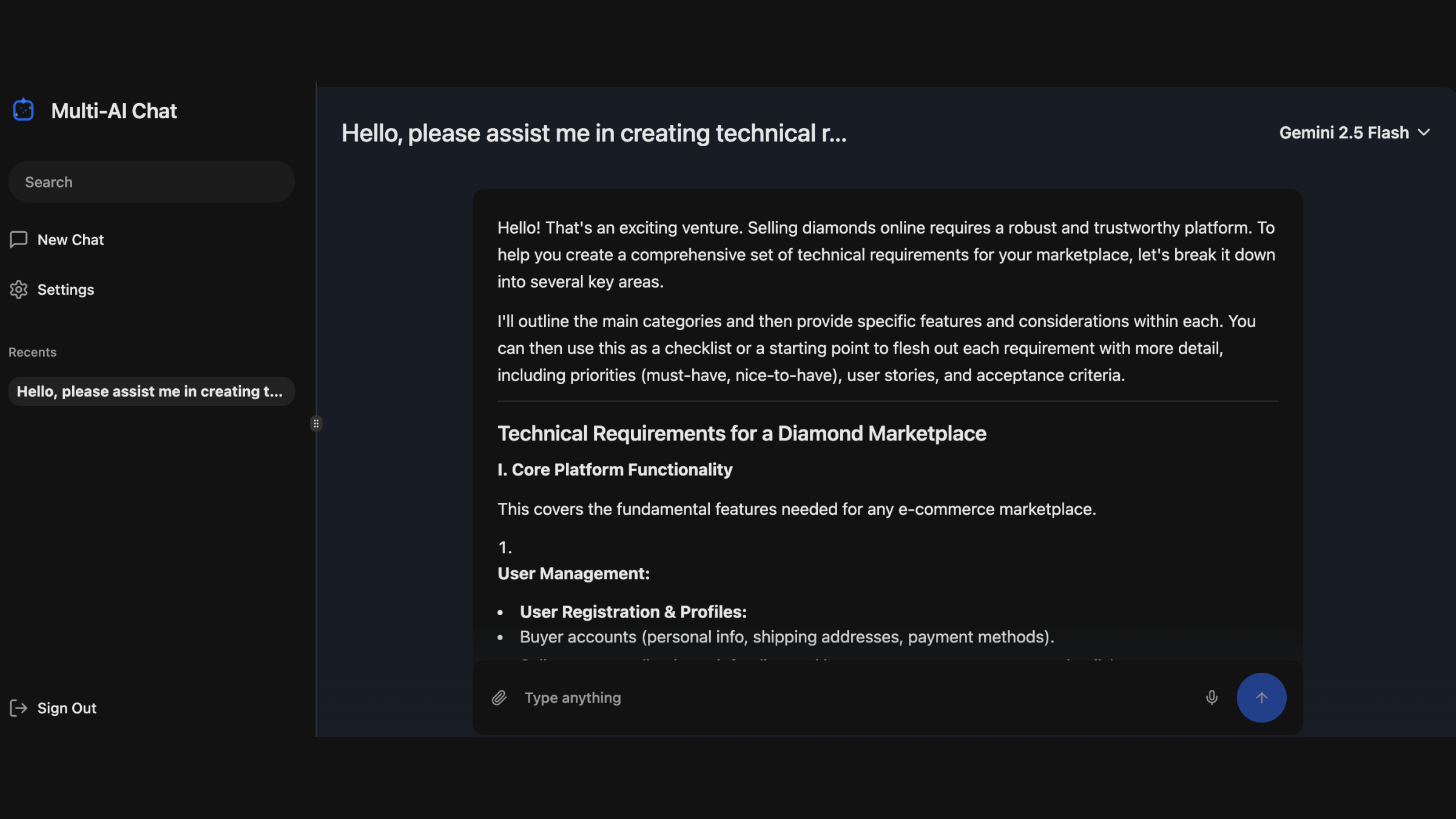 Multi-AI Chat screenshot 4