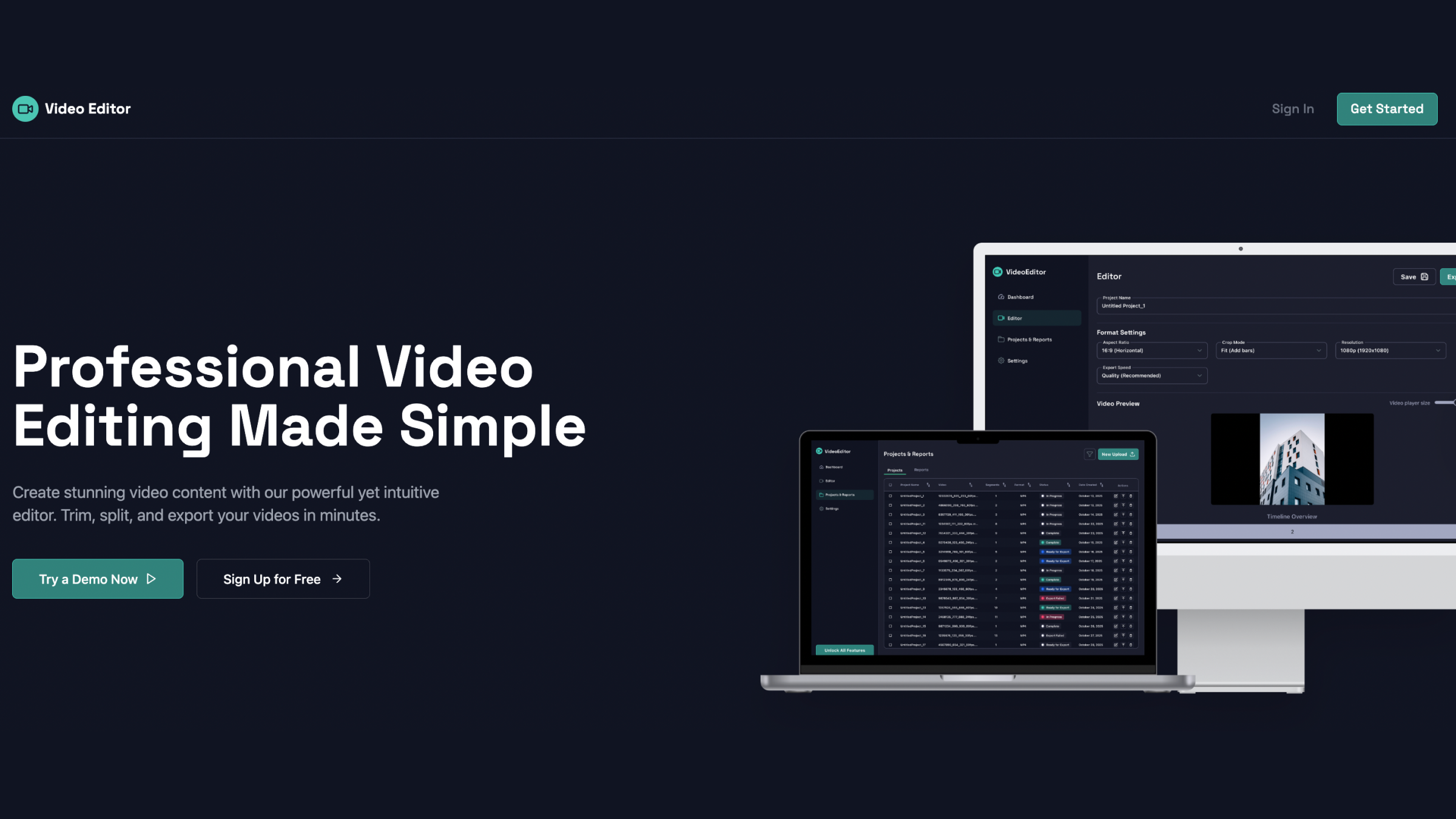 Video Editor screenshot 2