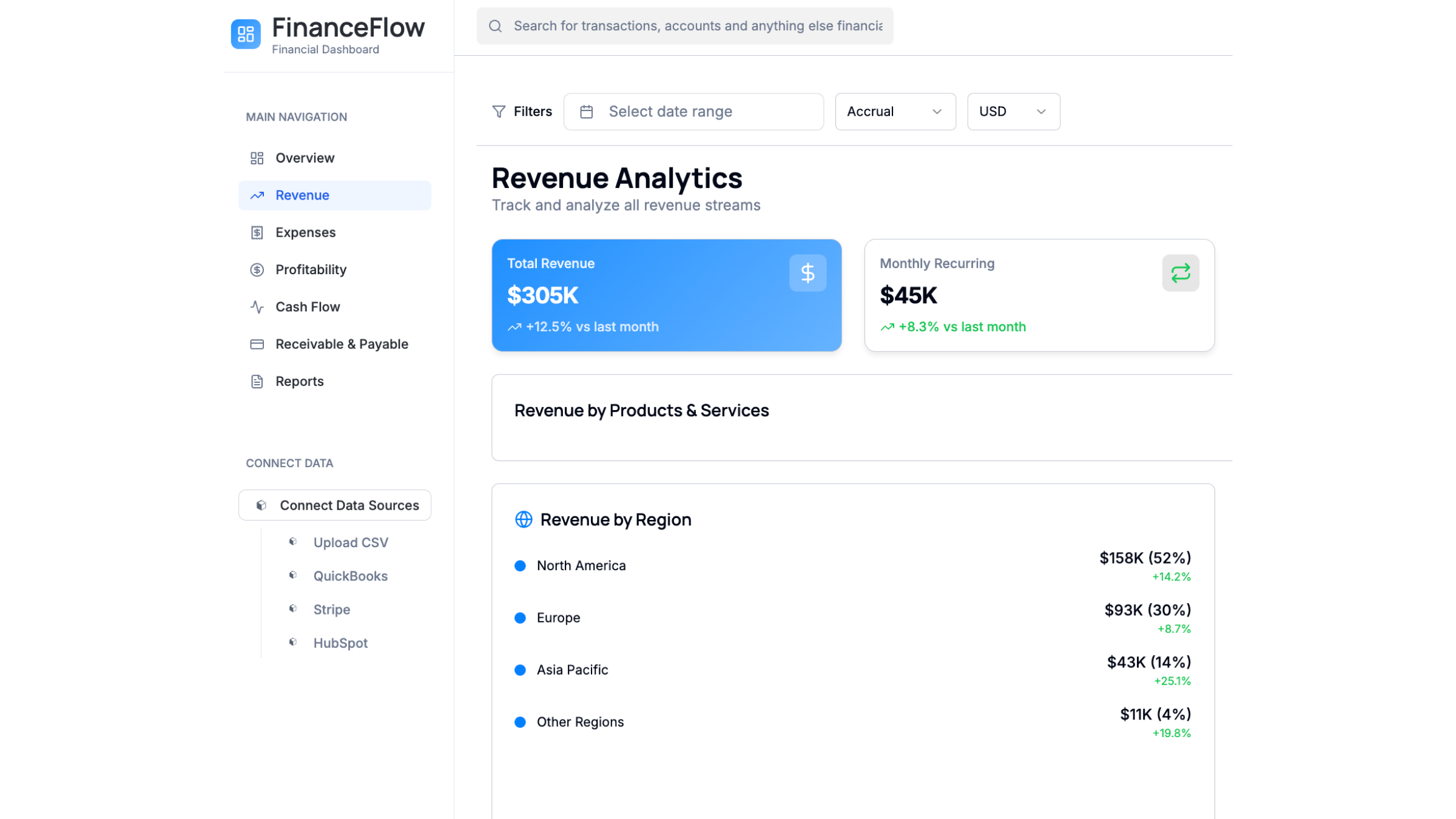 FinanceFlow screenshot 3