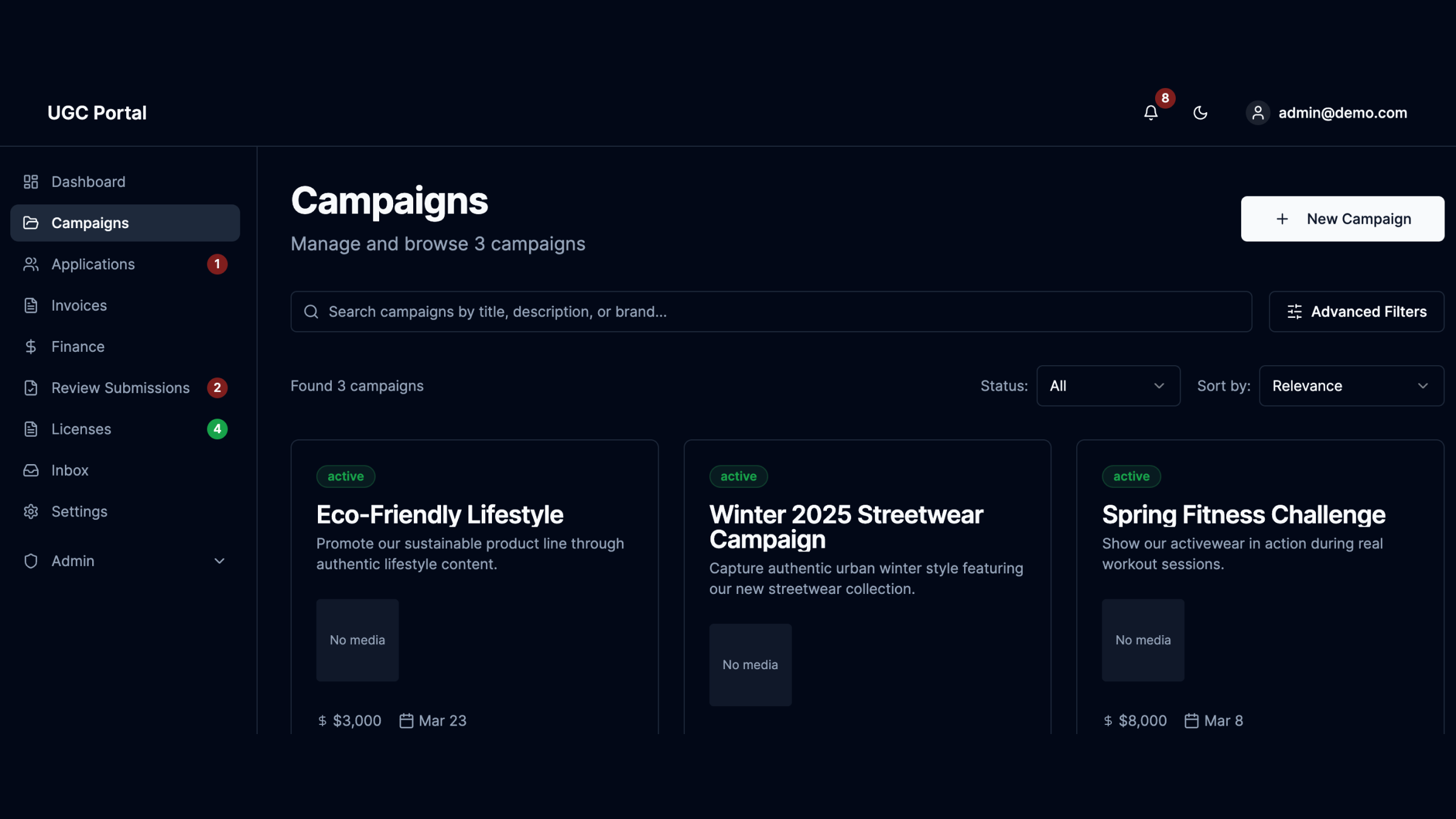 UGC Portal screenshot 4