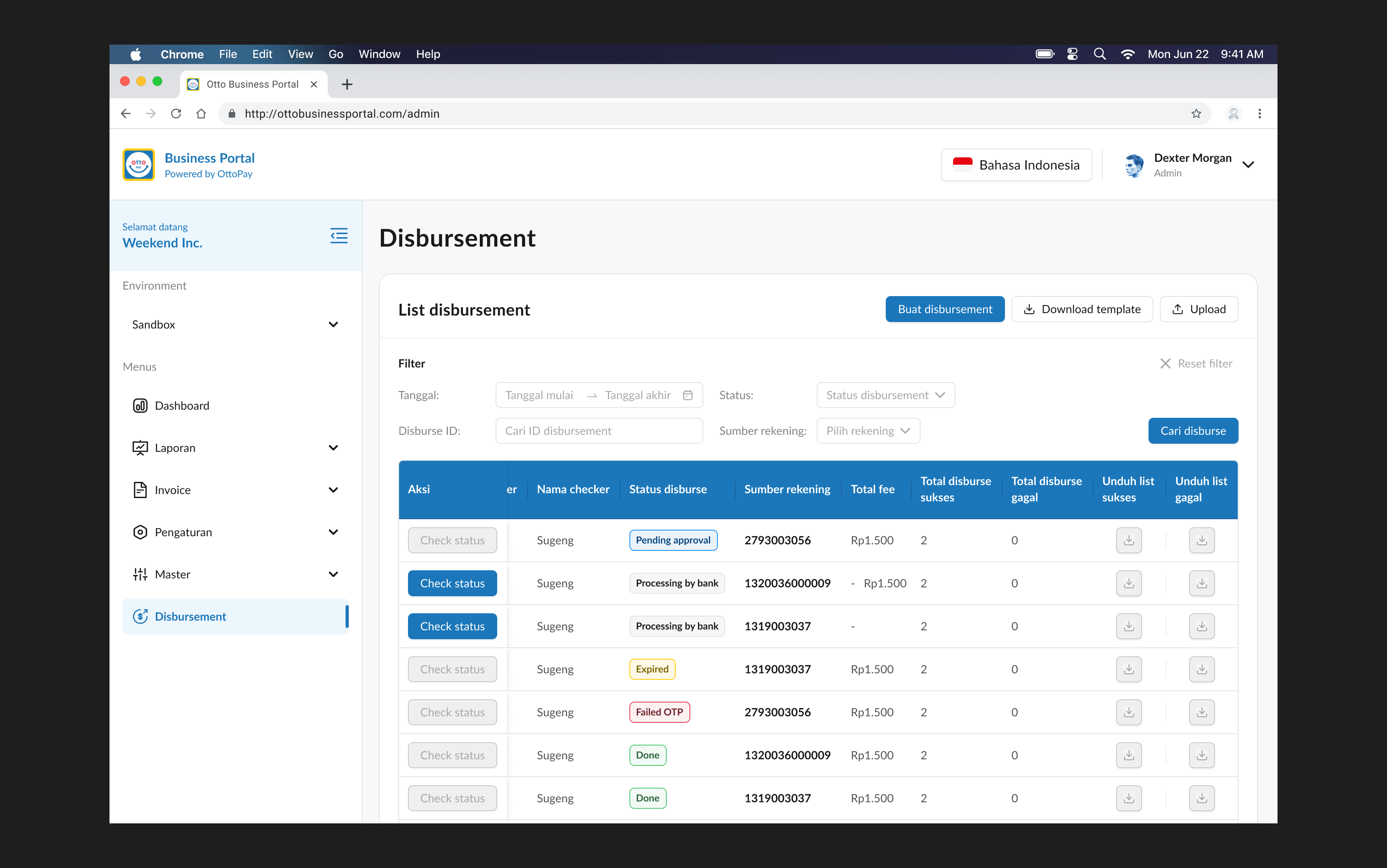Stripe-Like Payment Dashboard screenshot 3