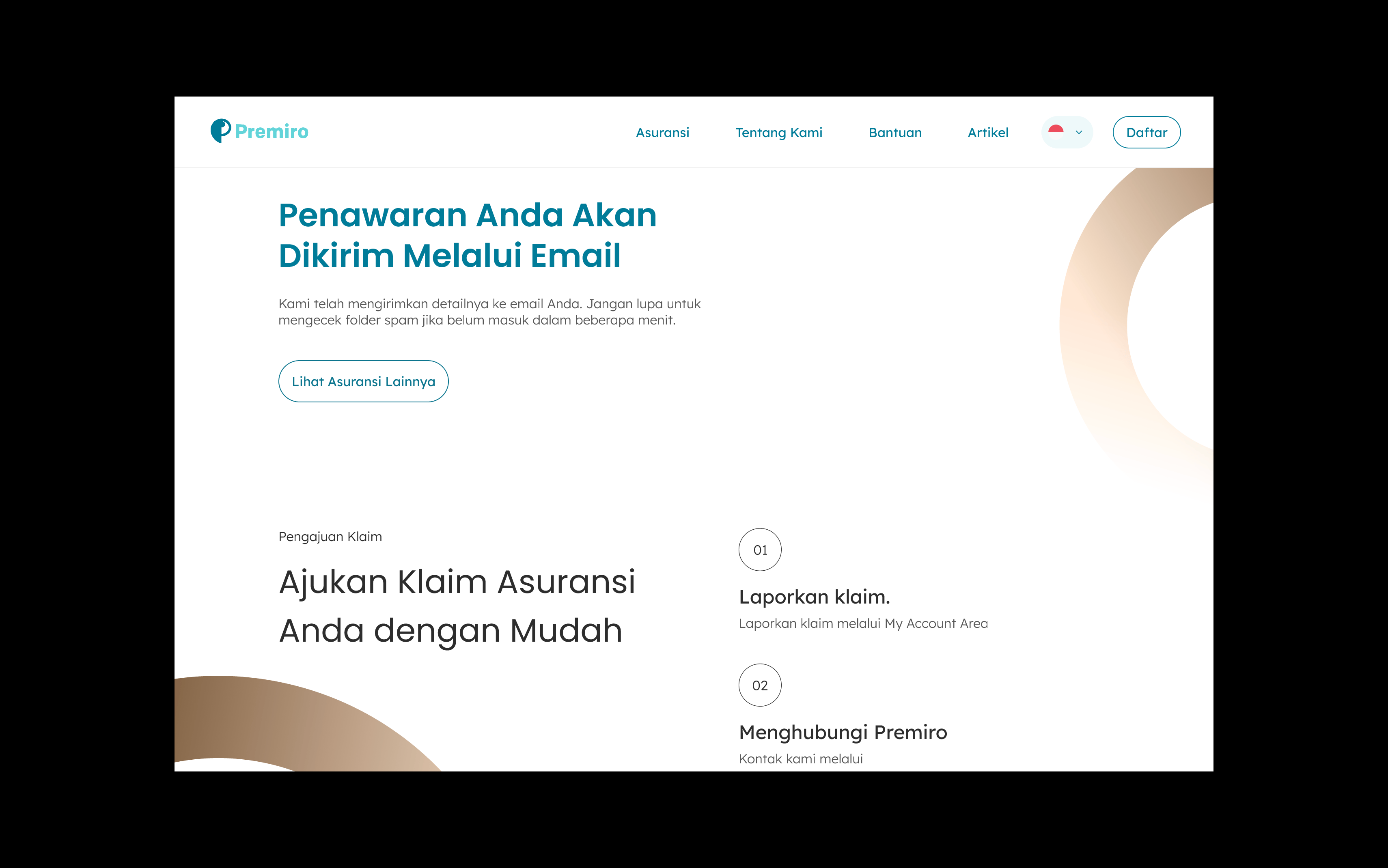 Insurance Comparison and Buying Website screenshot 3