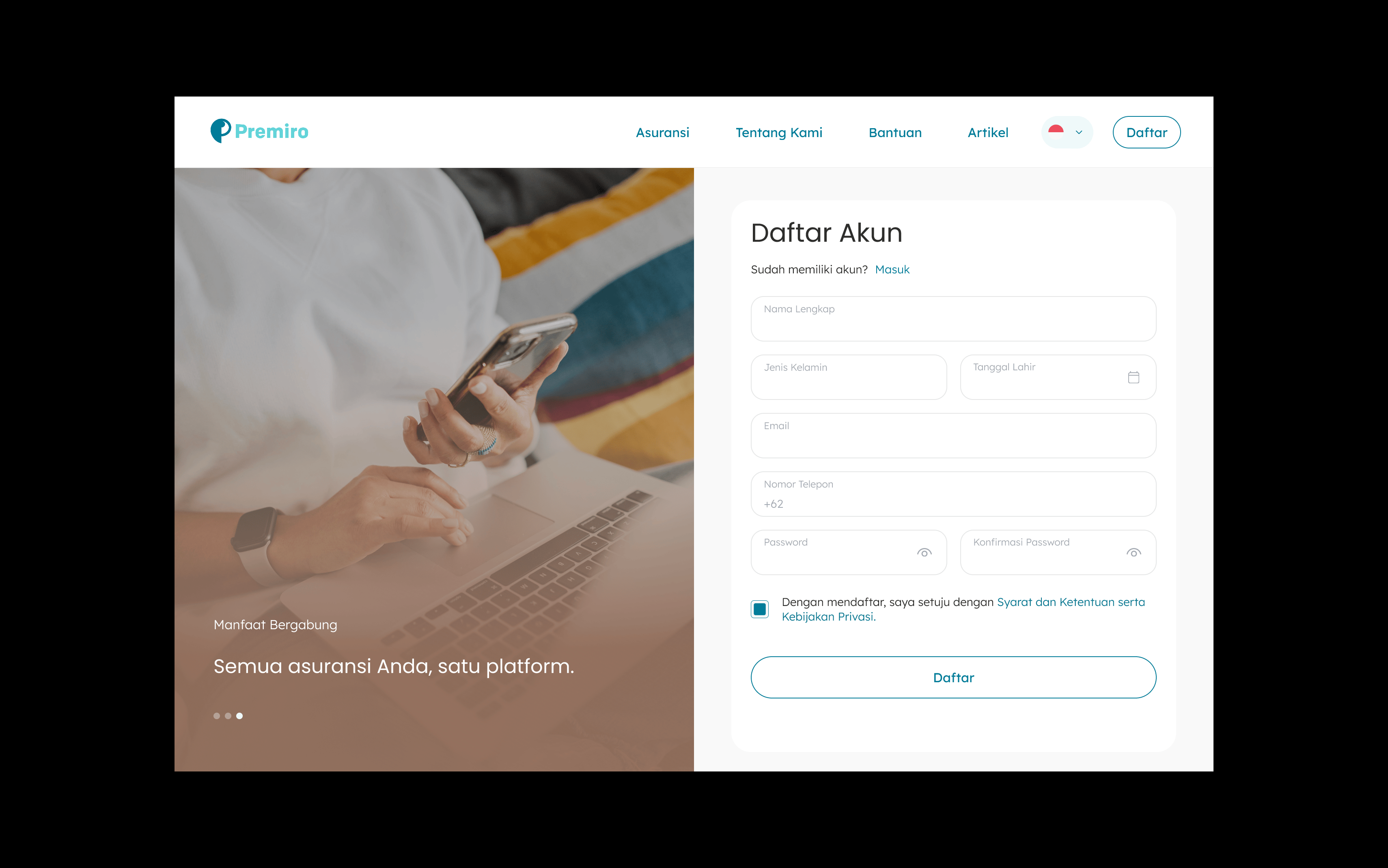 Insurance Comparison and Buying Website screenshot 4