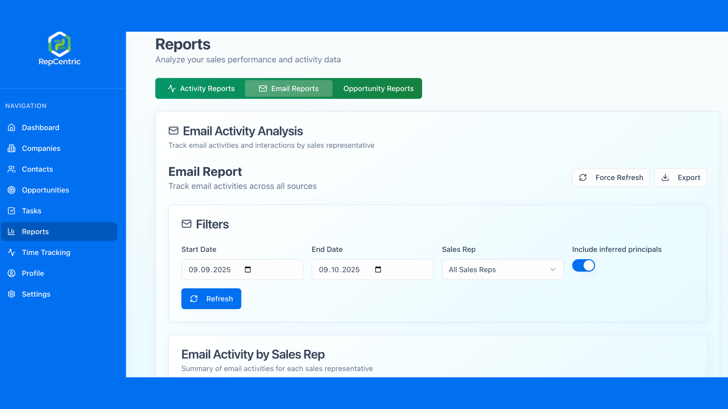 RepCentric screenshot 4
